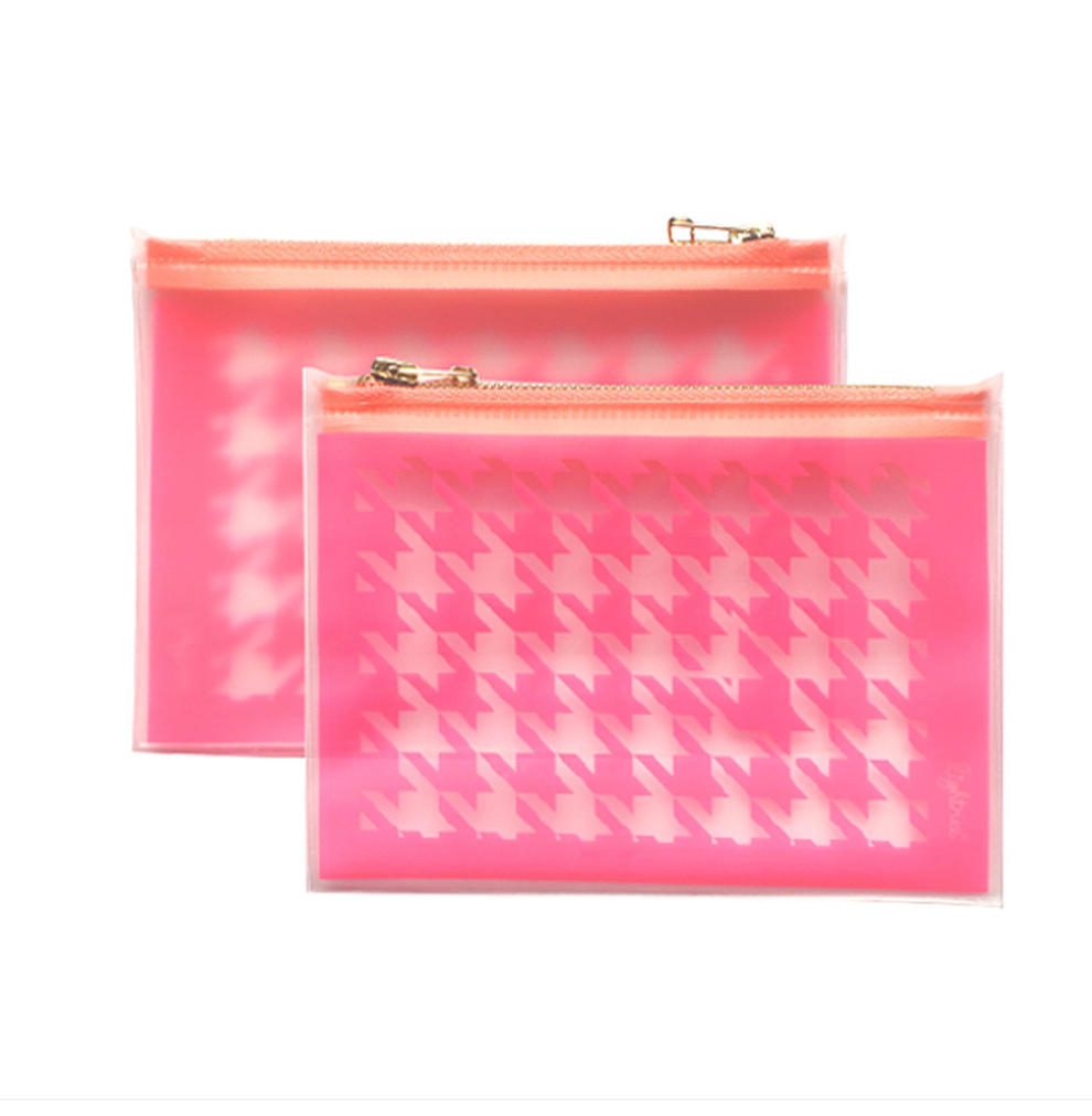 POCHETTE PIED DE POULE - S
