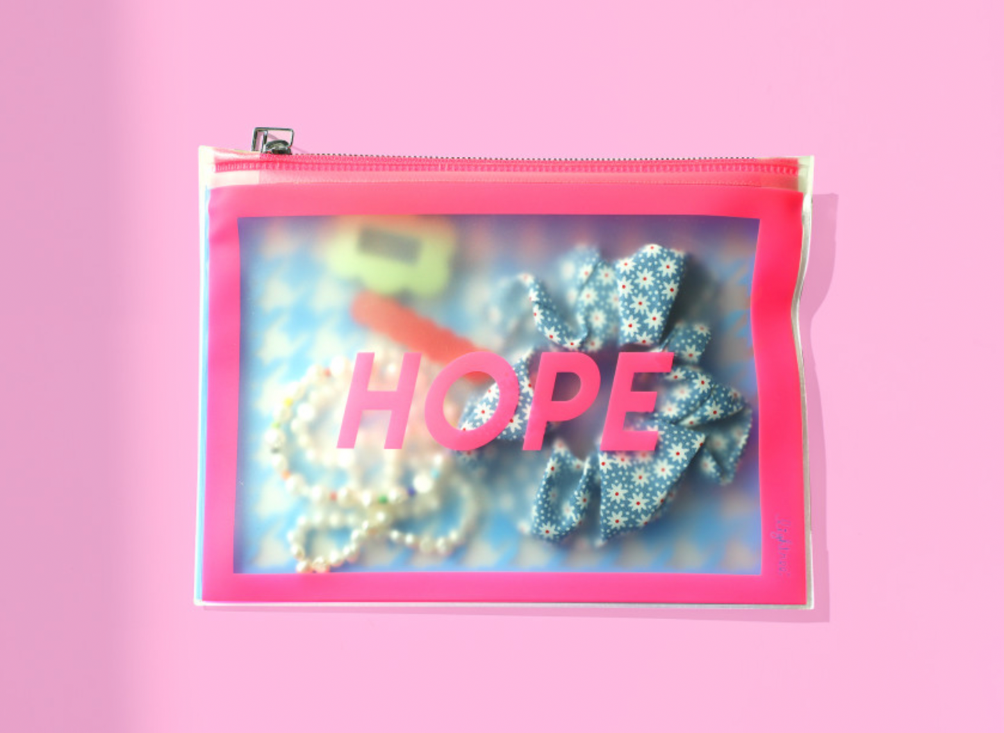 POCHETTE PIED DE POULE - L