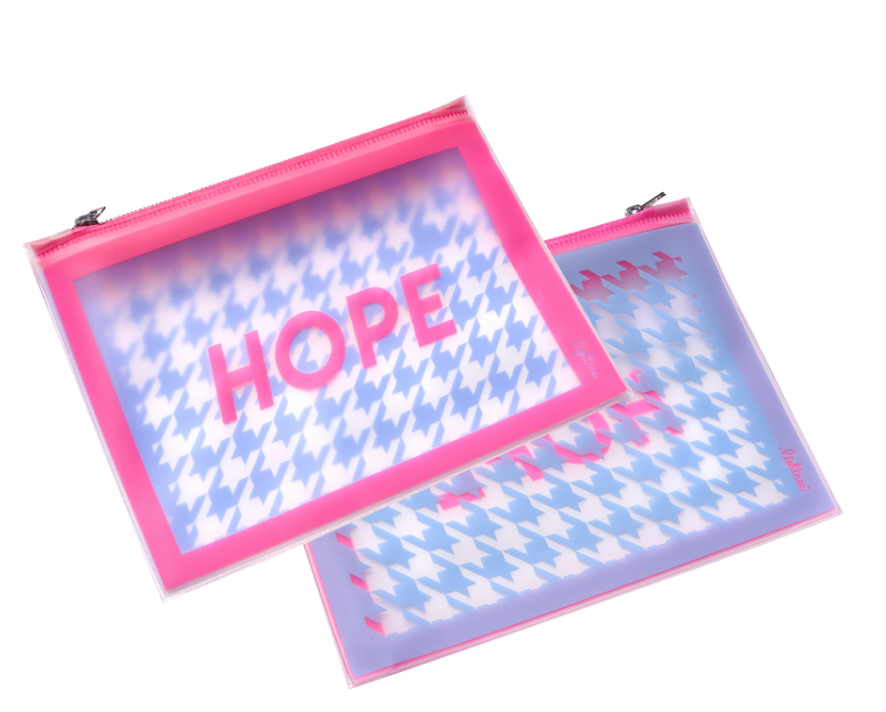 POCHETTE PIED DE POULE - L