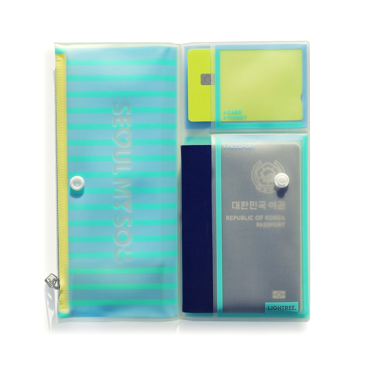 TRAVEL WALLET - GREEN