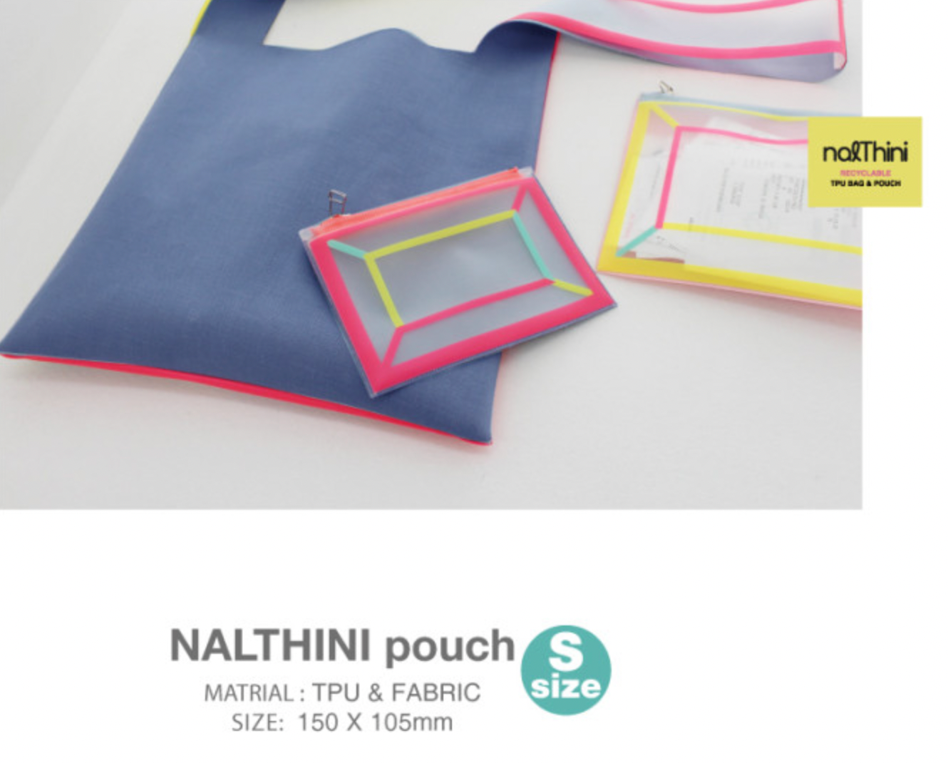 POUCH COLORFUL LINING - S