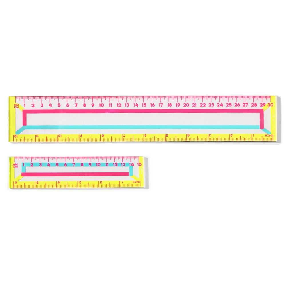 RULER-COLORFUL LINING - 15CM