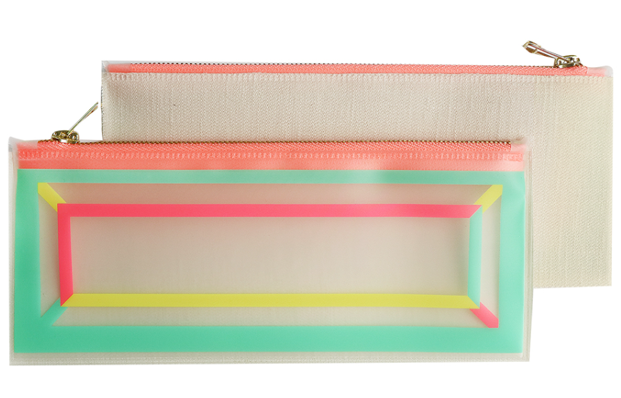 POUCH  COLORFUL LINING - M