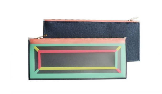 POUCH  COLORFUL LINING - M