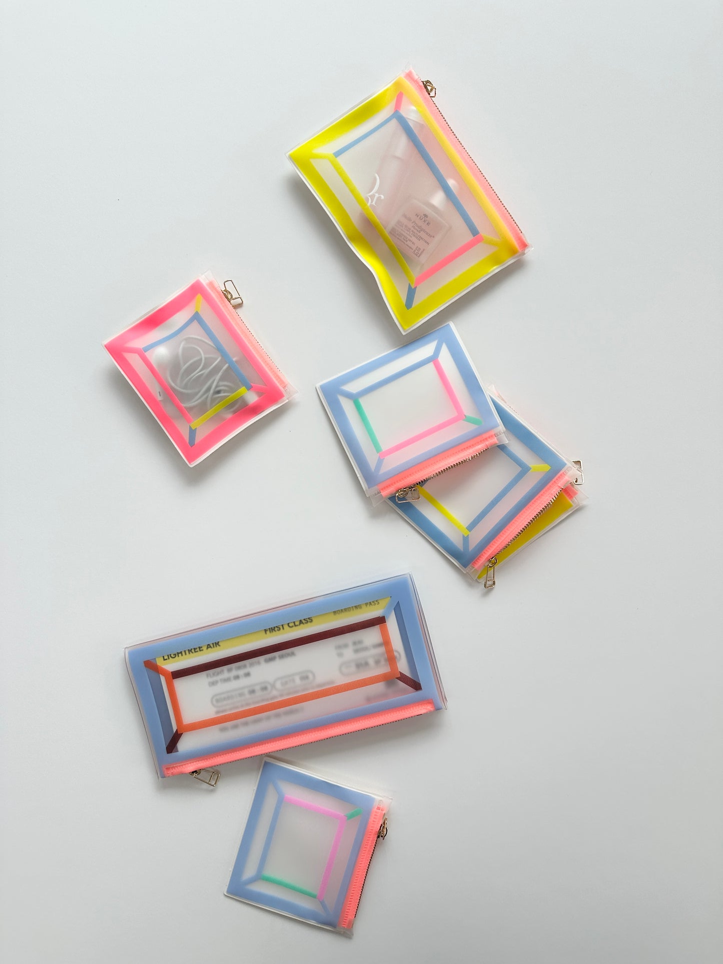 POUCH COLORFUL LINING - XS