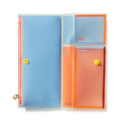 TRAVEL WALLET - AUTUMN LINING