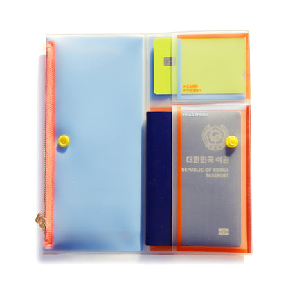 TRAVEL WALLET - AUTUMN LINING