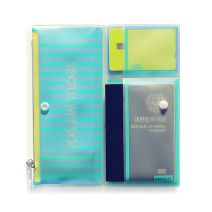 TRAVEL WALLET - GREEN