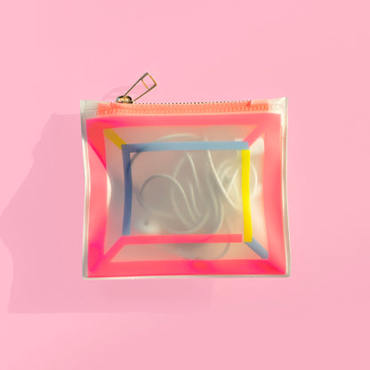 POUCH COLORFUL LINING - XS